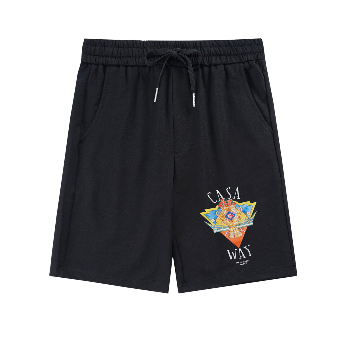 Cartoon-printed fashionable loose-fitting shorts