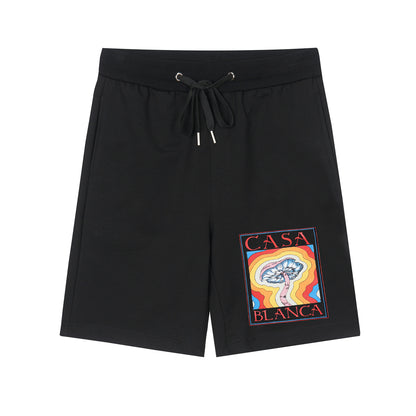 Cartoon-printed fashionable loose-fitting shorts