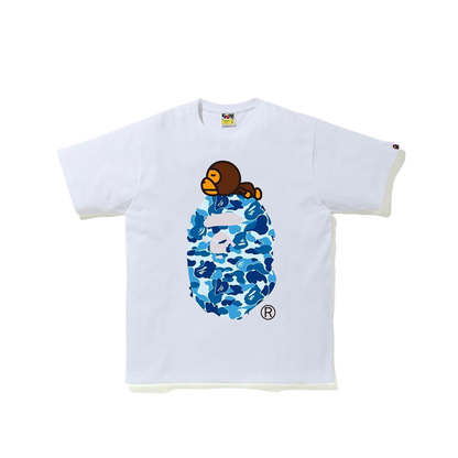 Cartoon Printed T-Shirt for Men and Women, Half-Sleeved Short T-Shirt