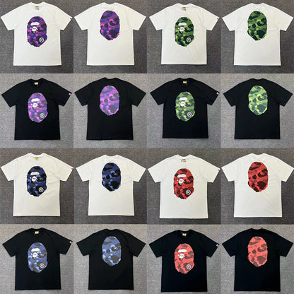 Cartoon Printed T-Shirt for Men and Women, Half-Sleeved Short T-Shirt