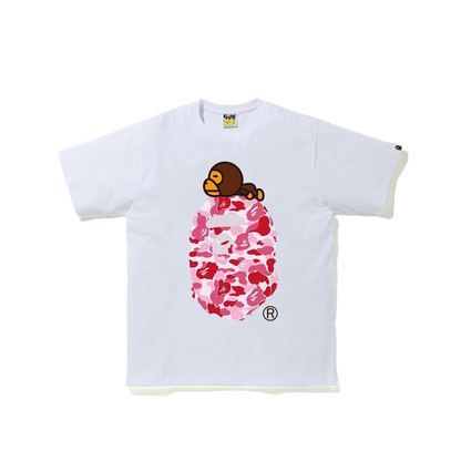 Cartoon Printed T-Shirt for Men and Women, Half-Sleeved Short T-Shirt