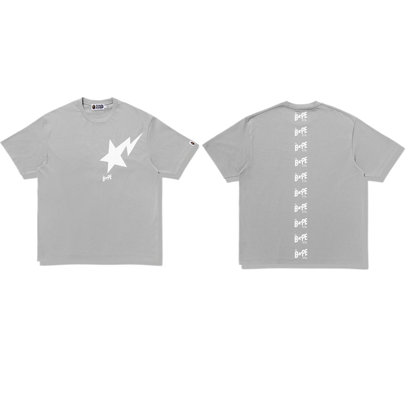 Cartoon Printed T-Shirt for Men and Women, Half-Sleeved Short T-Shirt