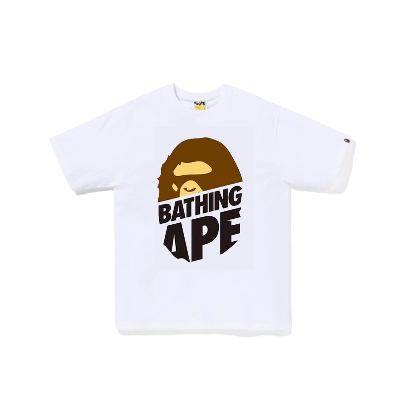 Cartoon Printed T-Shirt for Men and Women, Half-Sleeved Short T-Shirt
