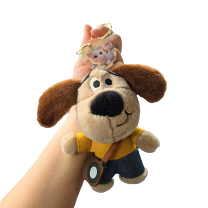 Cartoon Puppy Plush Keychain Bag Pendant