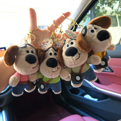 Cartoon Puppy Plush Keychain Bag Pendant
