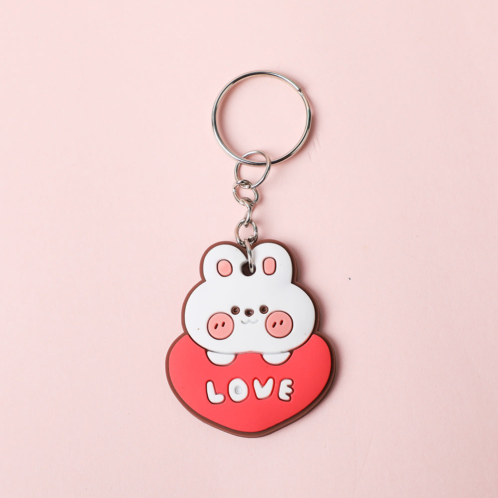 Cartoon PVC Keychain with Custom Logo