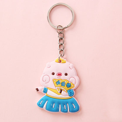 Cartoon PVC Keychain with Custom Logo