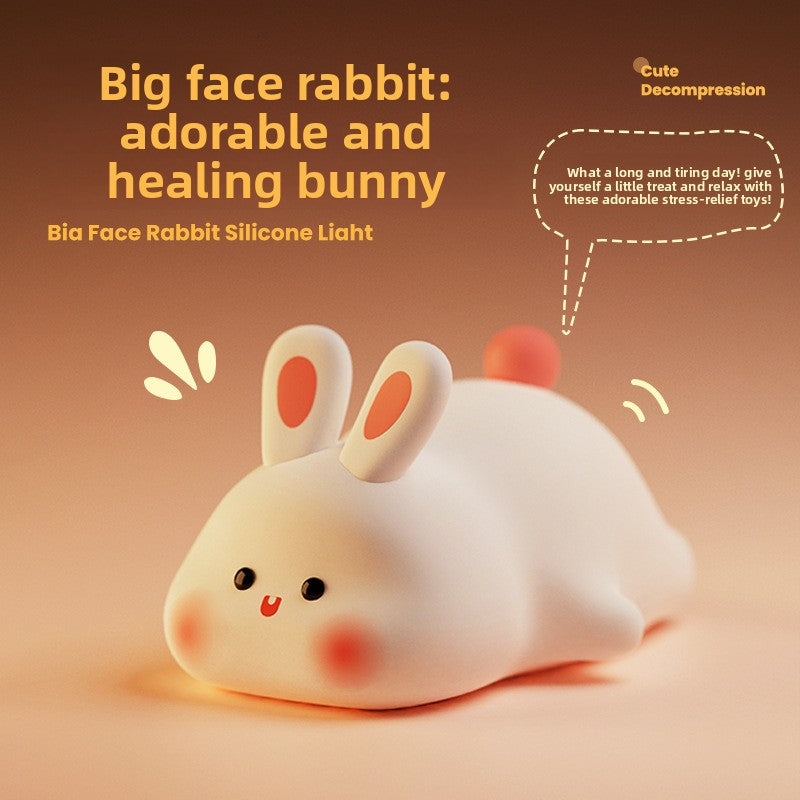 Cartoon Rabbit Touch Sensor Night Light