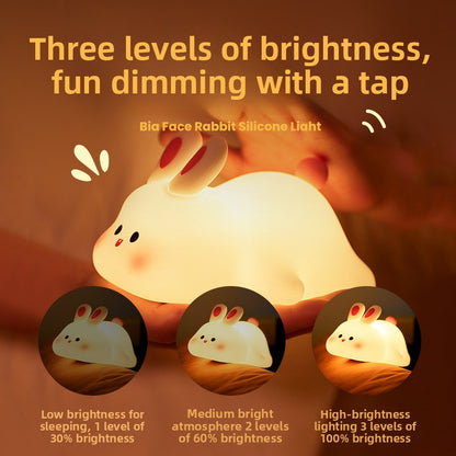 Cartoon Rabbit Touch Sensor Night Light