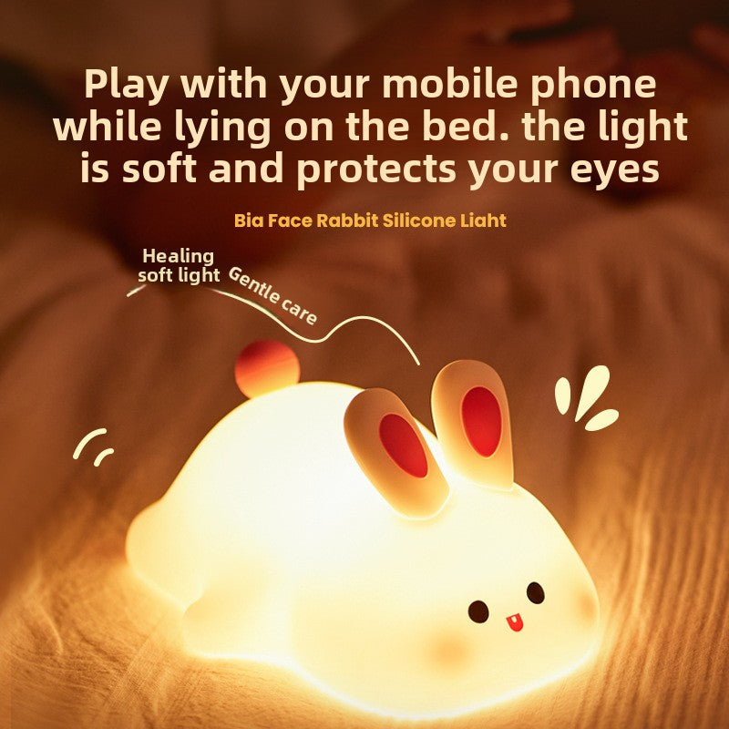 Cartoon Rabbit Touch Sensor Night Light