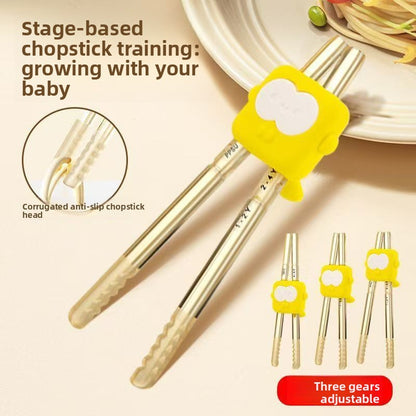 Cartoon-shaped adjustable chopsticks