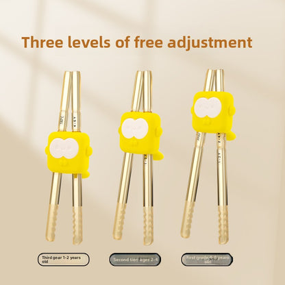 Cartoon-shaped adjustable chopsticks