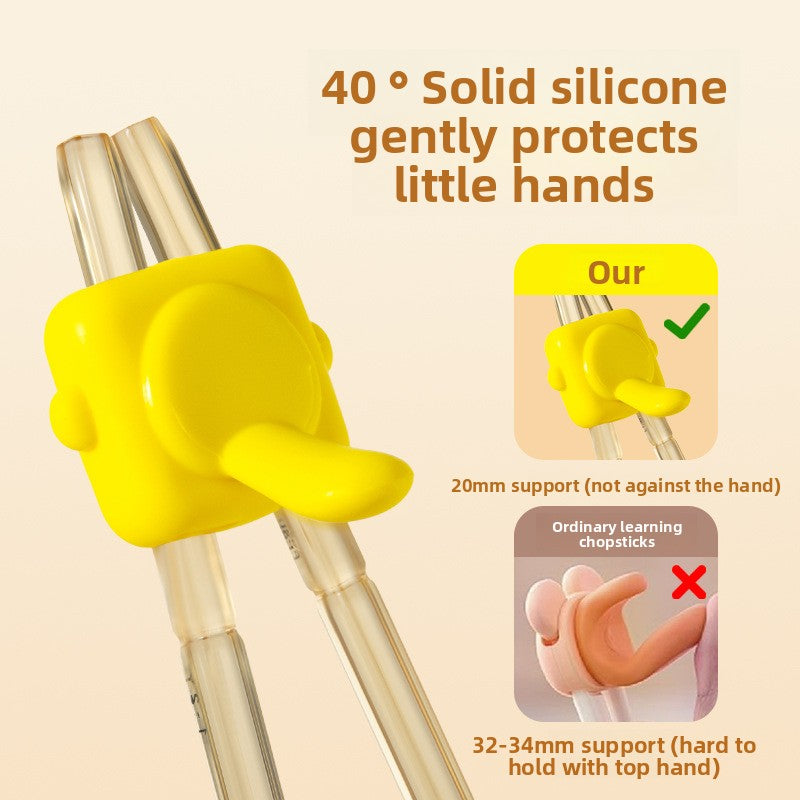 Cartoon-shaped adjustable chopsticks