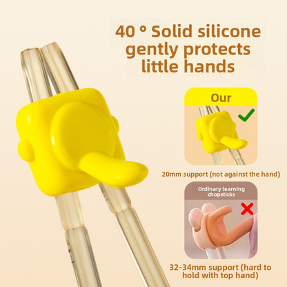 Cartoon-shaped adjustable chopsticks