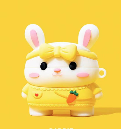 Cartoon Silicone AirPods Case Cover