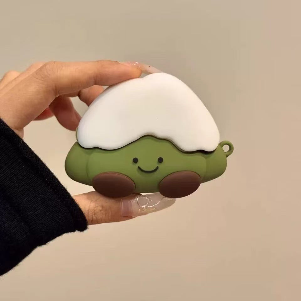 Cartoon Silicone Case for AirPods with Pendant