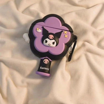 Cartoon Silicone Case for AirPods with Pendant