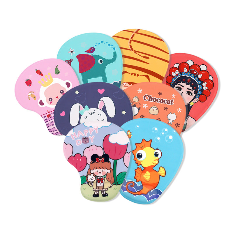 Cartoon silicone mouse pad