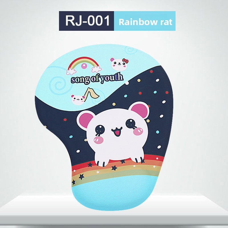 Cartoon silicone mouse pad