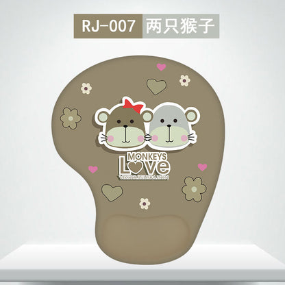 Cartoon silicone mouse pad