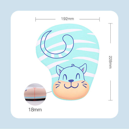 Cartoon silicone mouse pad