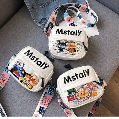 Cartoon Small Crossbody Bag for Kids and Students