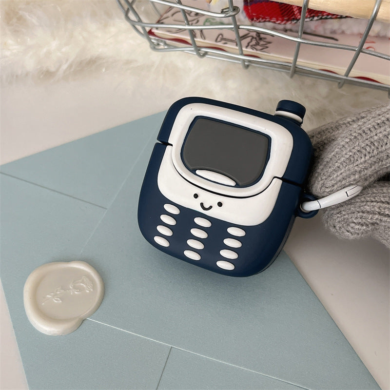 Cartoon Soft Protective Case with Hanging Ring for AirPods