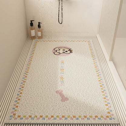 Cartoon Style PVC Bathroom Floor Mat