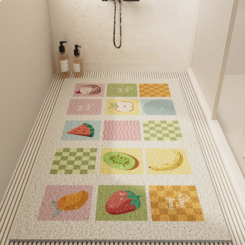Cartoon Style PVC Bathroom Floor Mat