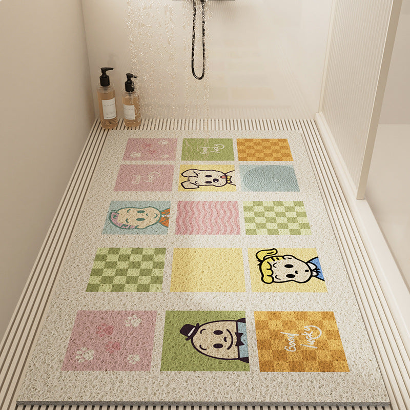 Cartoon Style PVC Bathroom Floor Mat