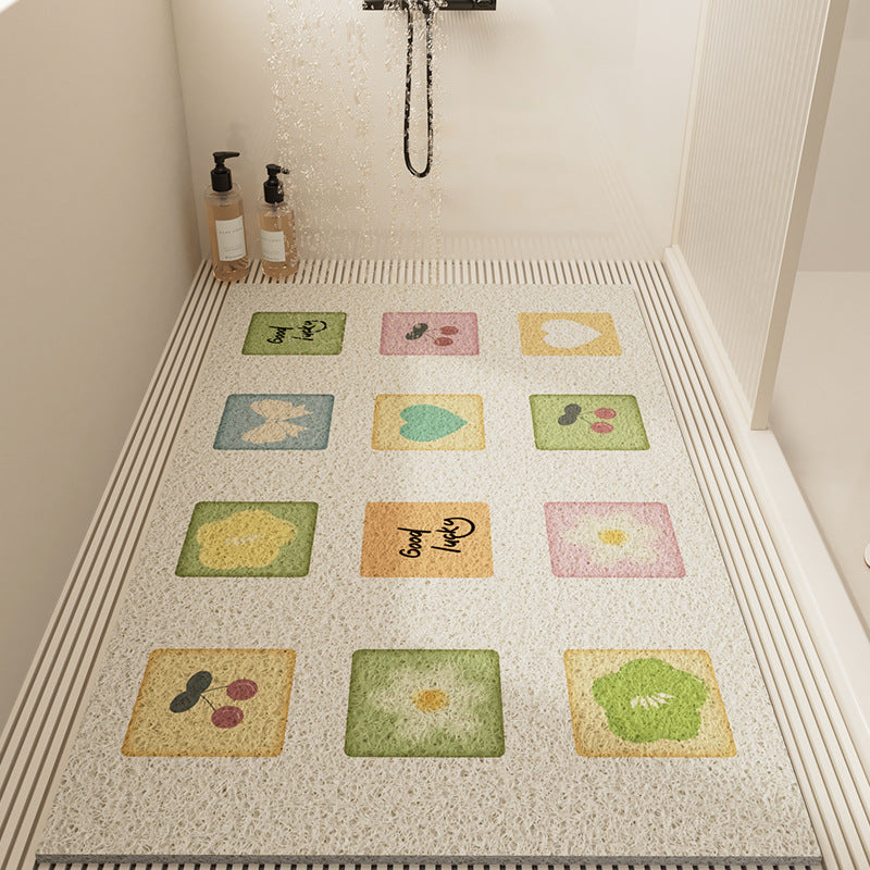 Cartoon Style PVC Bathroom Floor Mat