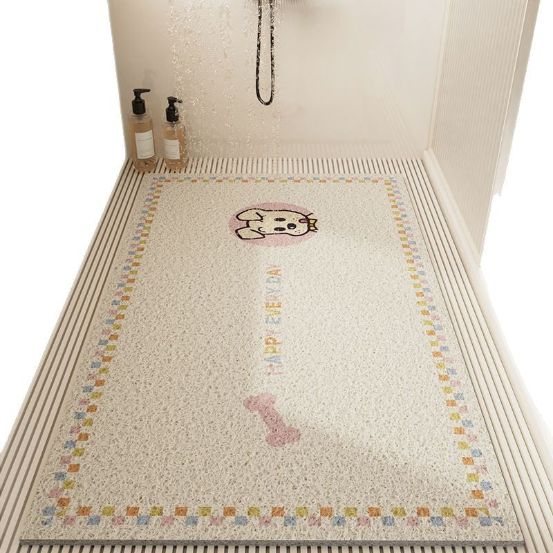 Cartoon Style PVC Bathroom Floor Mat