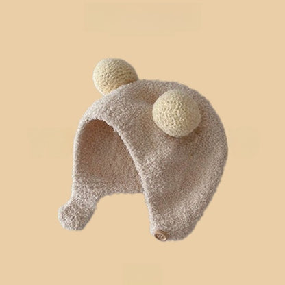 Cartoon-style warm knitted hat