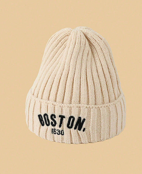 Cartoon-style warm knitted hat