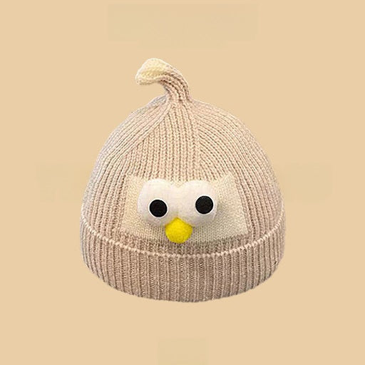 Cartoon-style warm knitted hat