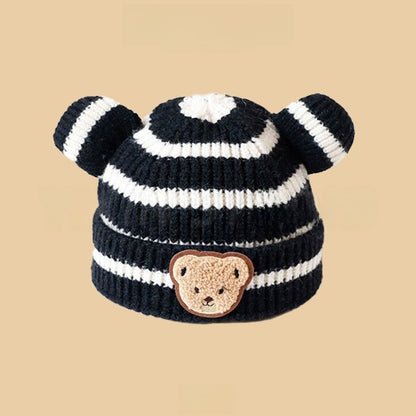 Cartoon-style warm knitted hat