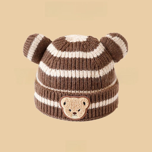 Cartoon-style warm knitted hat