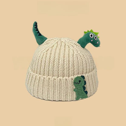 Cartoon-style warm knitted hat