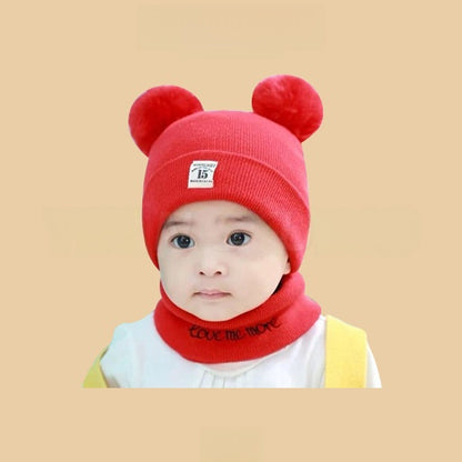 Cartoon-style warm knitted hat