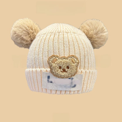 Cartoon-style warm knitted hat