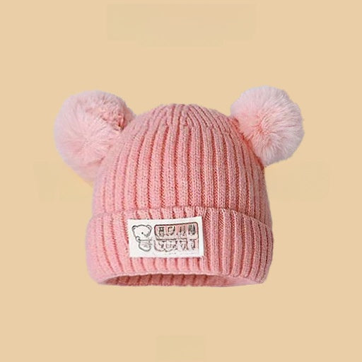Cartoon-style warm knitted hat
