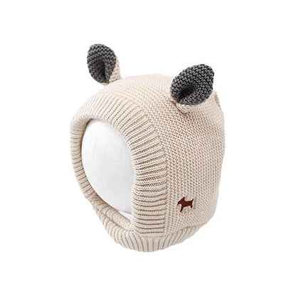 Cartoon-style warm knitted hat