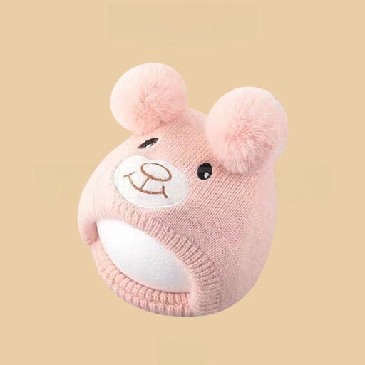 Cartoon-style warm knitted hat