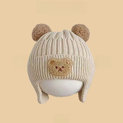 Cartoon-style warm knitted hat