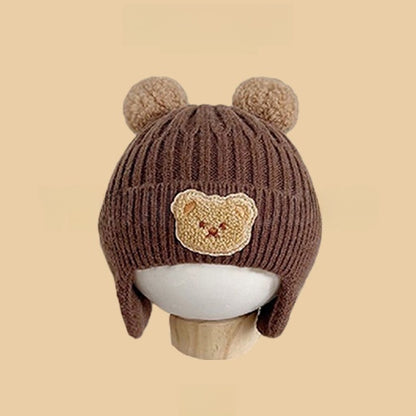 Cartoon-style warm knitted hat