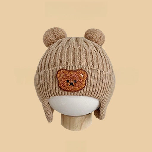 Cartoon-style warm knitted hat