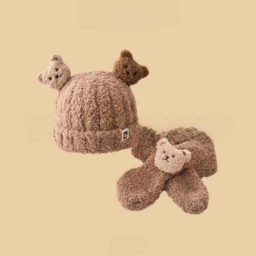 Cartoon-style warm knitted hat