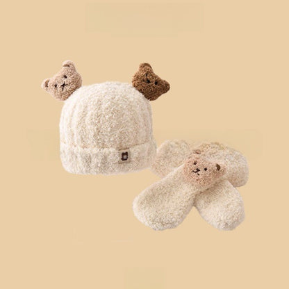 Cartoon-style warm knitted hat