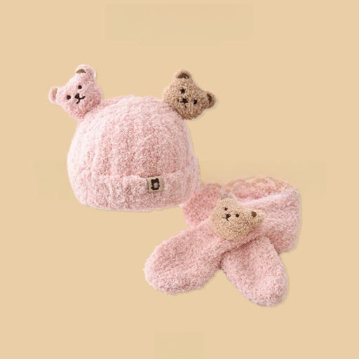 Cartoon-style warm knitted hat