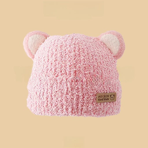 Cartoon-style warm knitted hat
